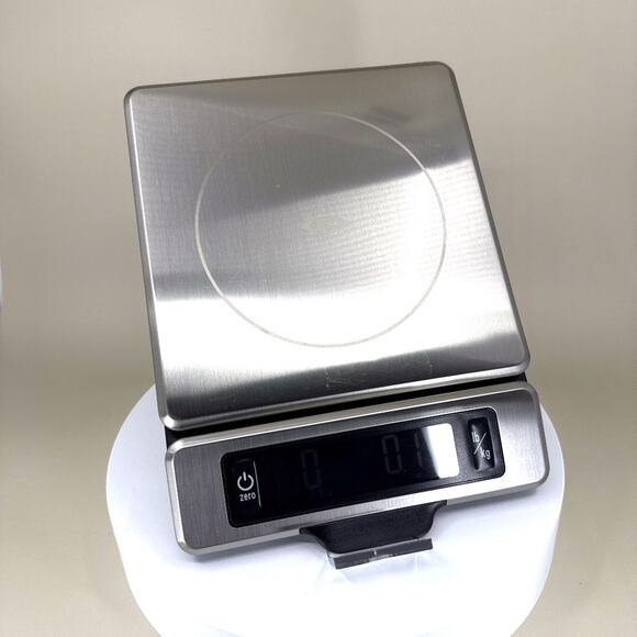 OXO Good Grips 11-Pound Stainless Steel Food Scale - Picture 1 of 16